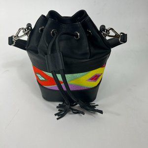 MKLM x Rocky Barnes Soleil Mini Bucket Bag - Graine Black